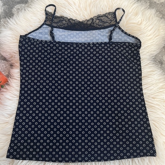 CLEO NAVY BLUE PATTERNED CAMISOLE SIZE S - Picture 2 of 8
